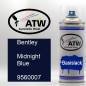 Preview: Bentley, Midnight Blue, 9560007: 400ml Sprühdose, von ATW Autoteile West.